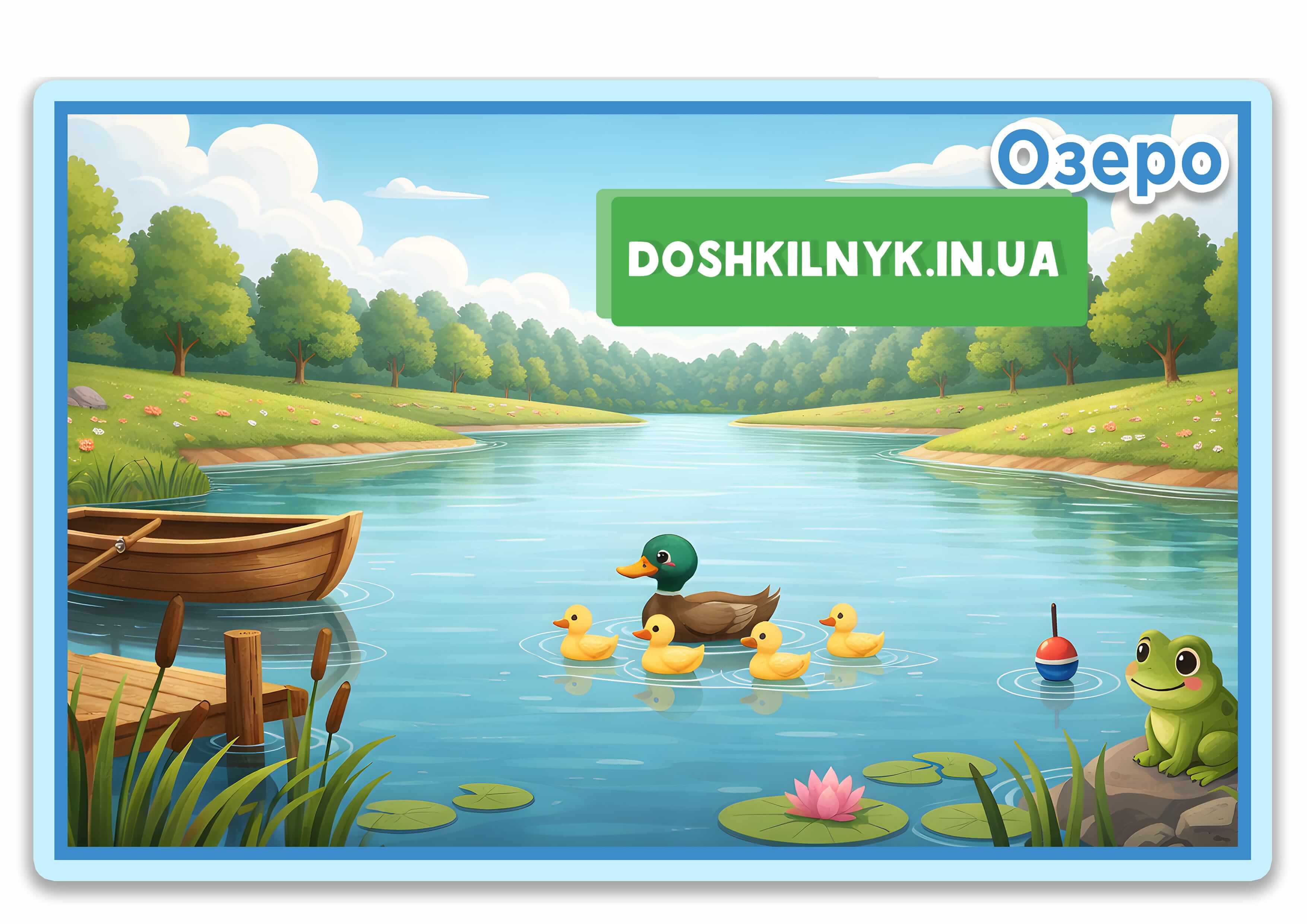 Демонстраційний матеріал Де живе водичка? - Зображення 2