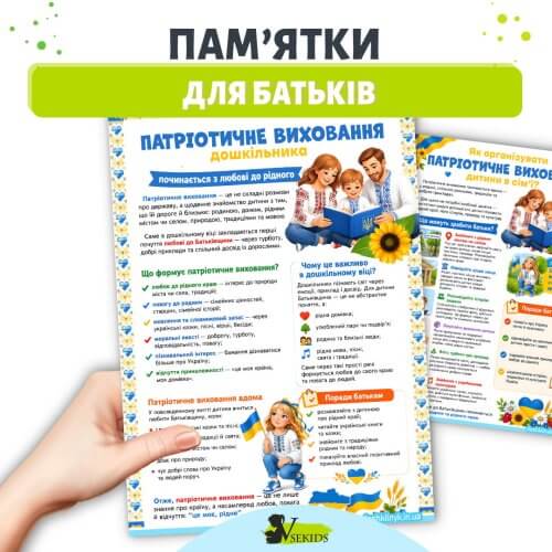 Пам’ятки для батьків патріотичне виховання дошкільника